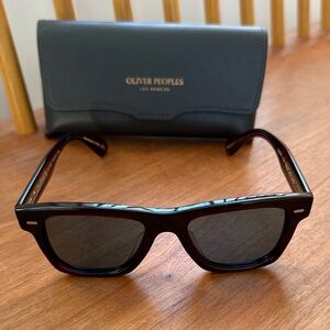 Oliver Peoples Dark Tortoise Sunglasses